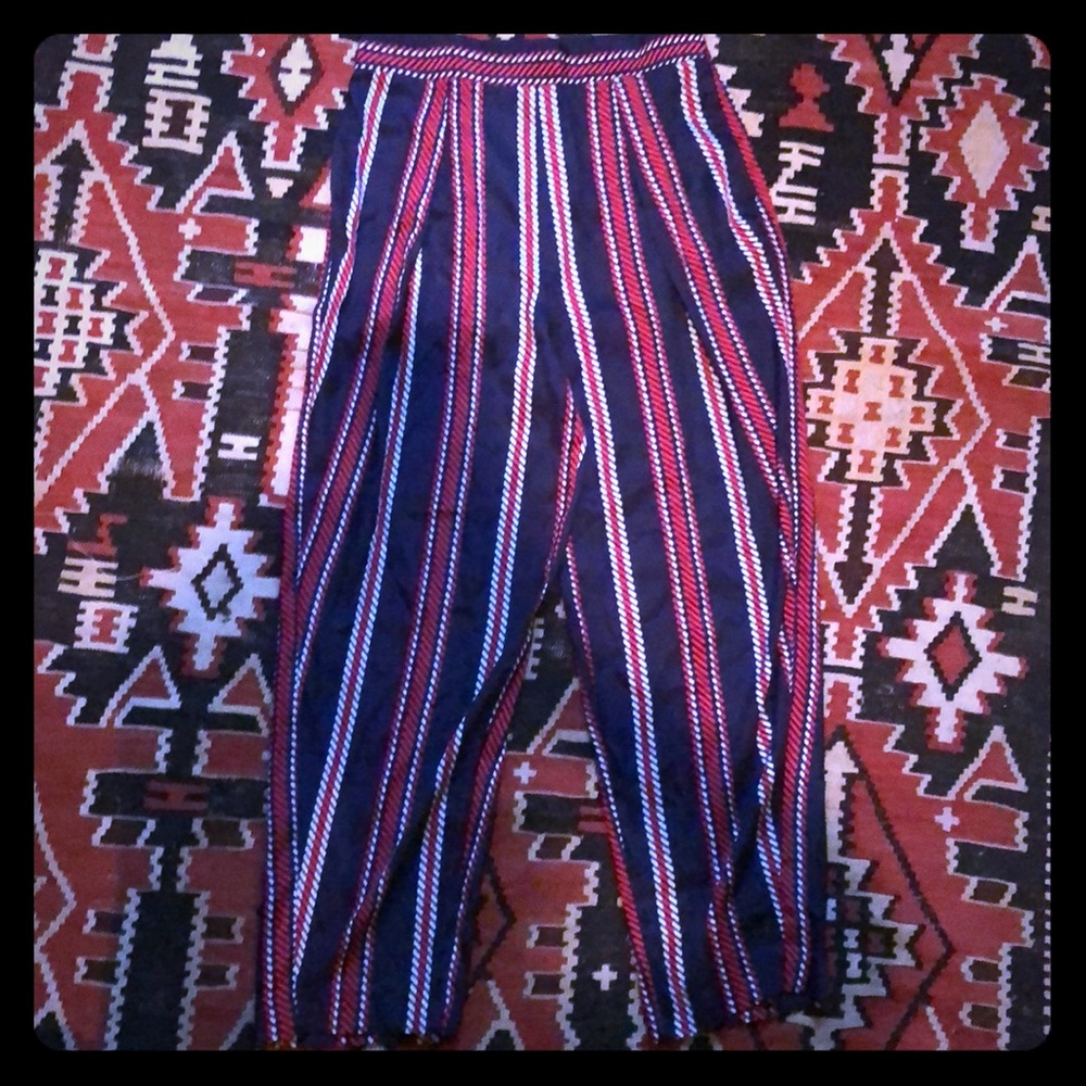 High waisted loose pant